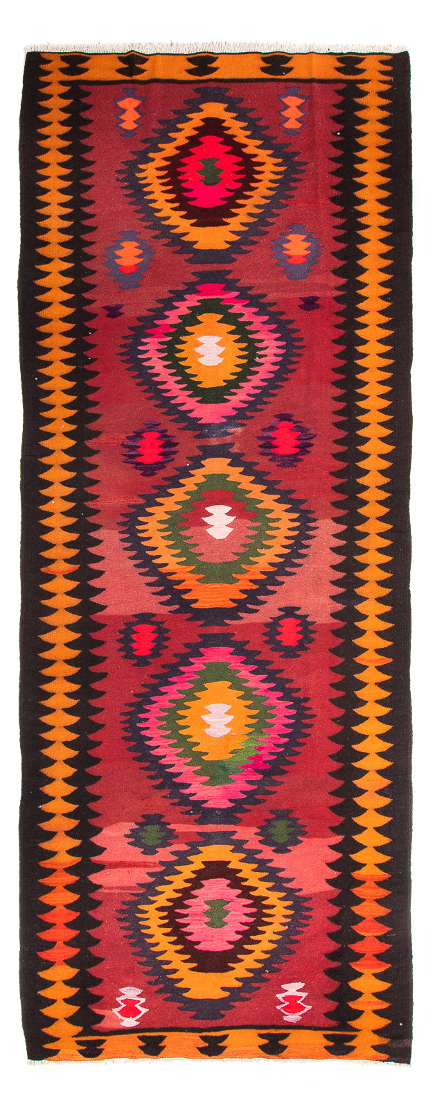 キリム オールド／アンティーク 絨毯 350x130cm