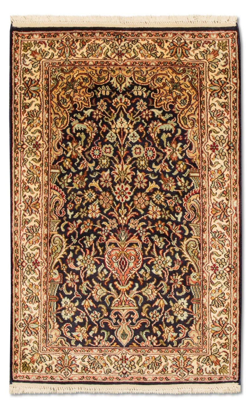 カシミールシルク 絨毯 94x60cm - オリエンタル絨毯
