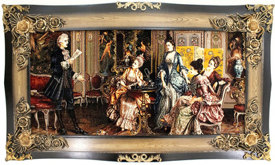 絵画絨毯 70x120cm - オリエンタル絨毯