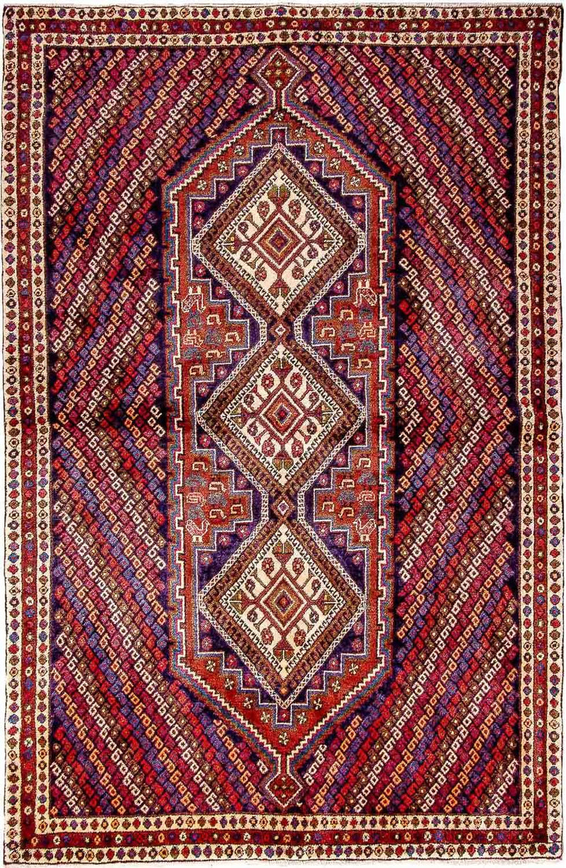 シャルババク 絨毯 192x128cm - ペルシャ絨毯