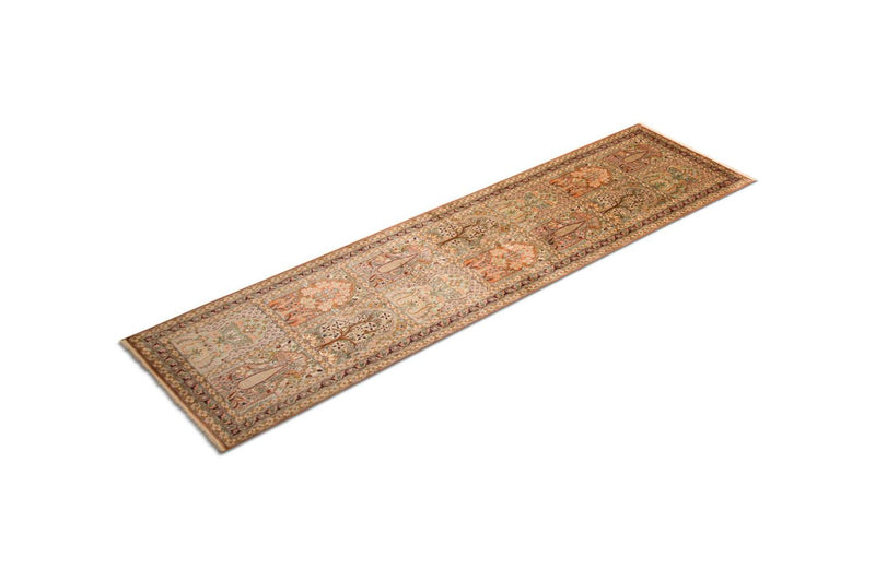 カシミールシルク 絨毯 305x80cm - オリエンタル絨毯