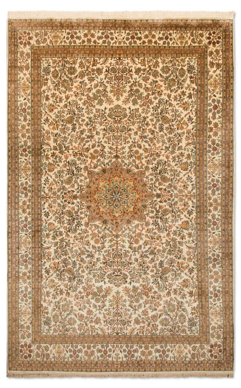 カシミールシルク 絨毯 295x173cm - オリエンタル絨毯