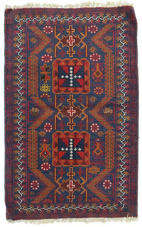 バルーチ絨毯 138x84cm - オリエンタル絨毯 – product image