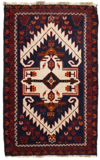 バルーチ絨毯 132x84cm - オリエンタル絨毯 – product image