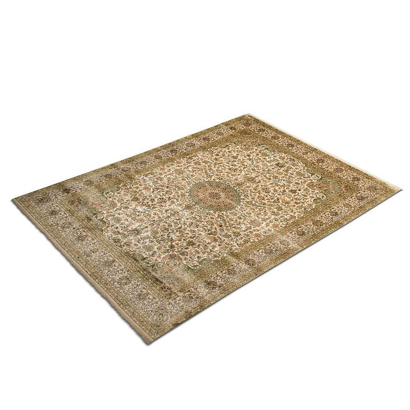 カシミールシルク 絨毯 314x213cm - オリエンタル絨毯
