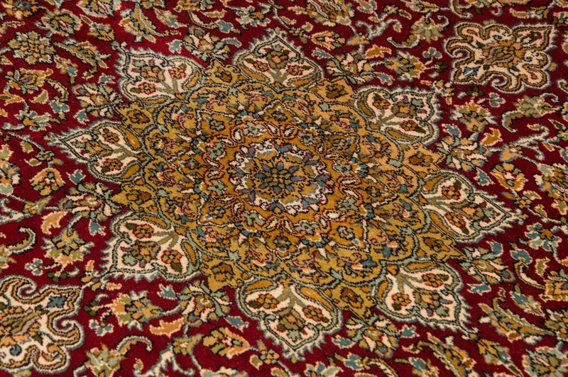カシミールシルク 絨毯 216x153cm - オリエンタル絨毯
