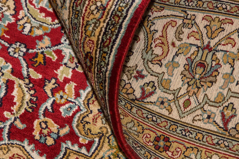 カシミールシルク 絨毯 216x153cm - オリエンタル絨毯