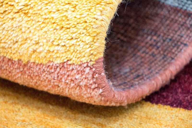 インド ギャベ 絨毯 240x170cm - ウールラグ
