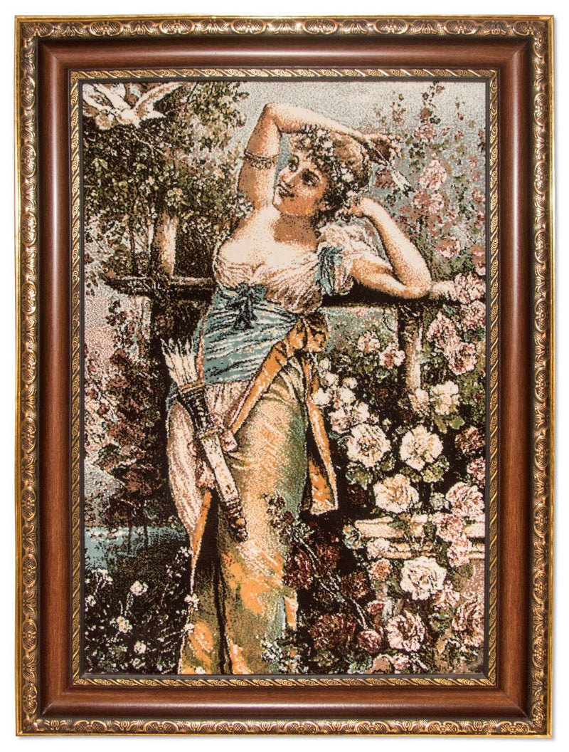 絵画絨毯 85x60cm - オリエンタル絨毯