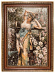 絵画絨毯 85x60cm - オリエンタル絨毯