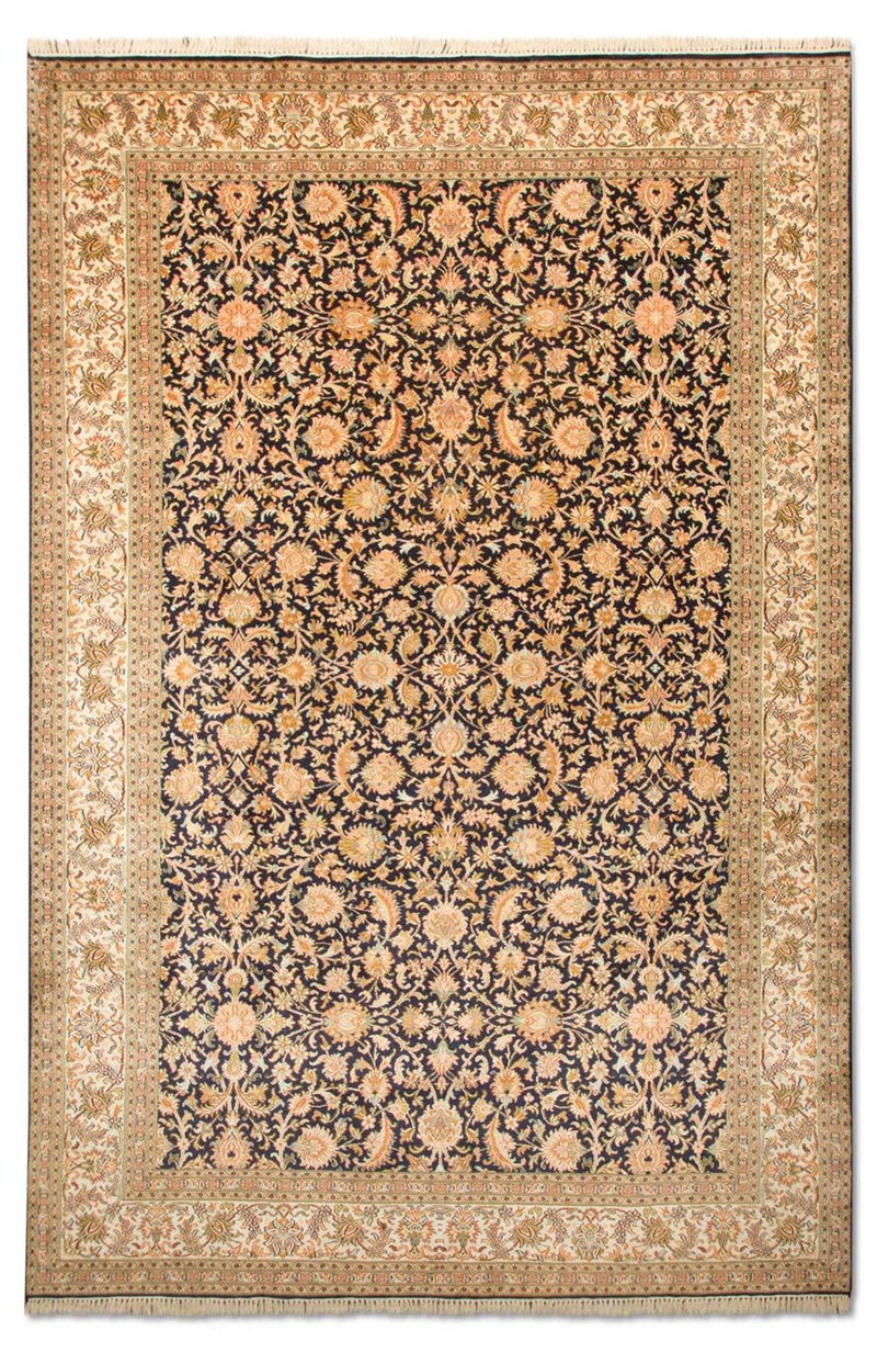 カシミールシルク 絨毯 285x183cm - オリエンタル絨毯