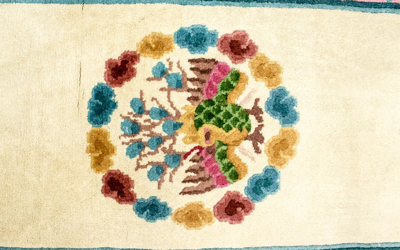 中国絨毯 338x70cm - オリエンタル絨毯