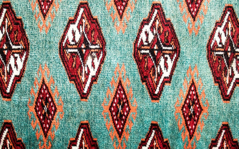 トルカマン絨毯 124x100cm - ペルシャ絨毯