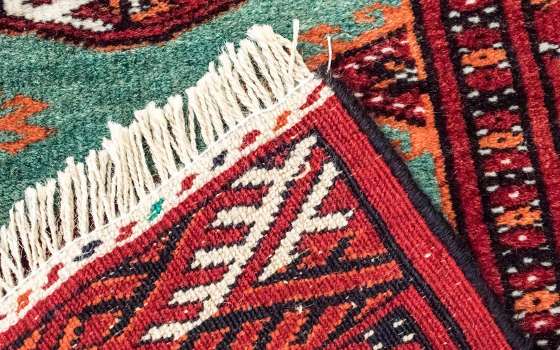 トルカマン絨毯 124x100cm - ペルシャ絨毯