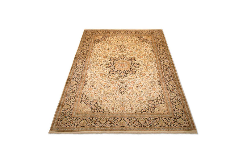 カシミールシルク 絨毯 342x234cm - オリエンタル絨毯