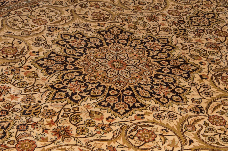 カシミールシルク 絨毯 342x234cm - オリエンタル絨毯