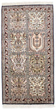カシミールシルク 絨毯 124x65cm - オリエンタル絨毯