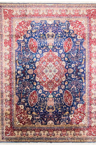 タブリーズ 絨毯 344x457cm - ペルシャ絨毯