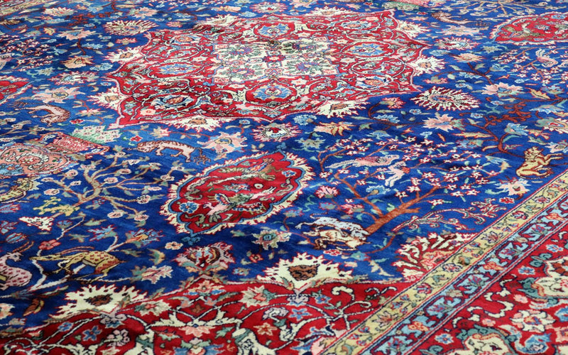 タブリーズ 絨毯 457x344cm - ペルシャ絨毯