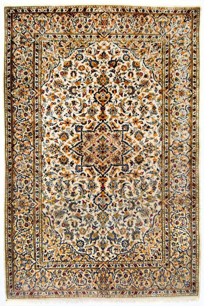 カシャーン 絨毯 139x222cm - ペルシャ絨毯