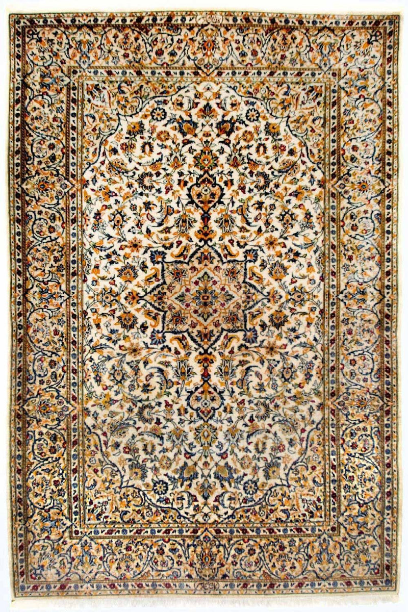 カシャーン 絨毯 222x139cm - ペルシャ絨毯
