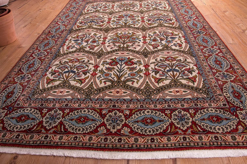 ゴム 絨毯 215x141cm - ペルシャ絨毯