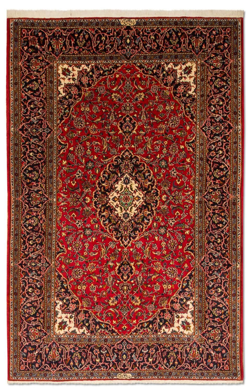 カシャーン 絨毯 216x141cm - ペルシャ絨毯