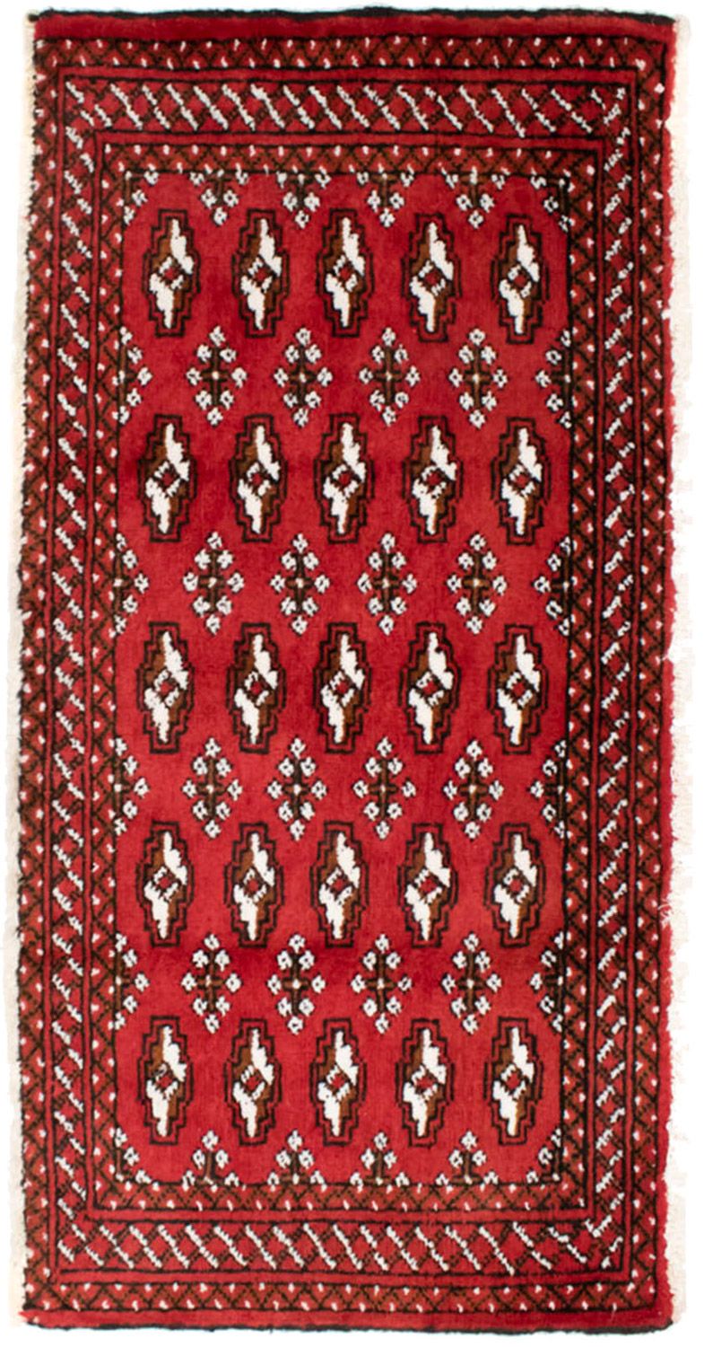 トルカマン絨毯 100x50cm - ペルシャ絨毯