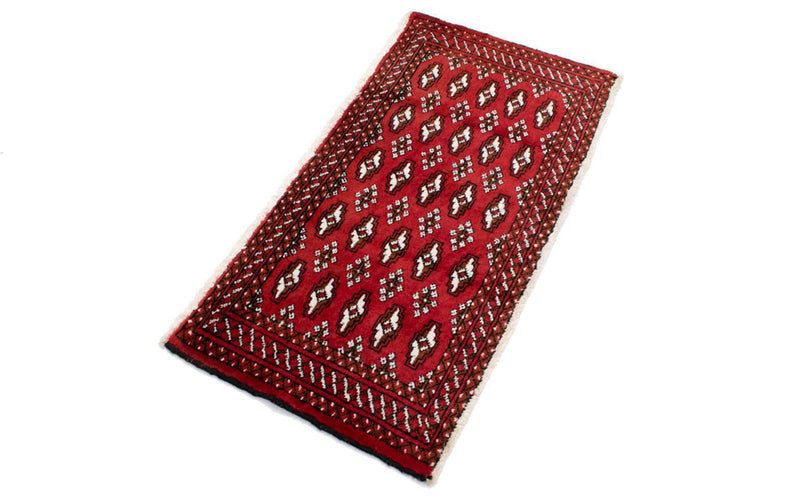 トルカマン絨毯 100x50cm - ペルシャ絨毯