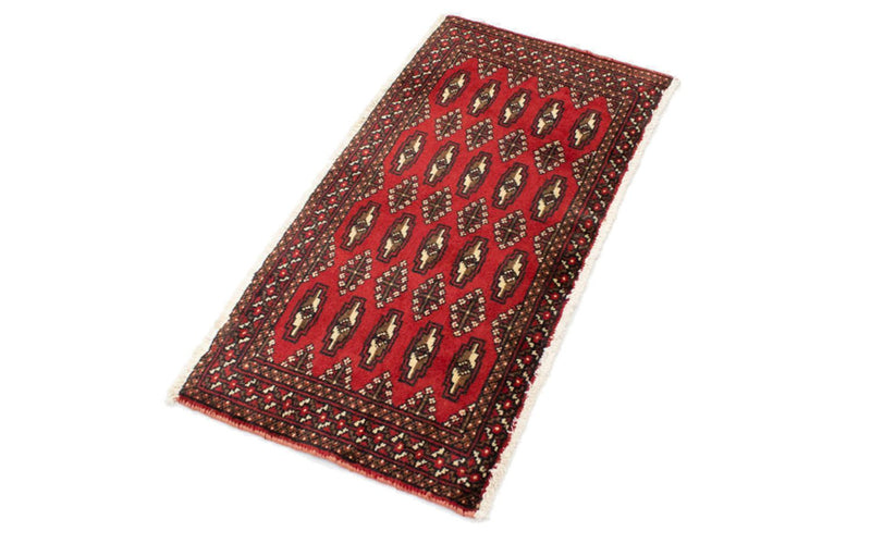 トルカマン絨毯 100x50cm - ペルシャ絨毯