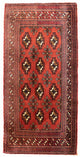 トルカマン絨毯 100x50cm - ペルシャ絨毯