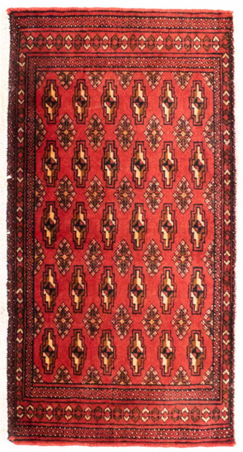 トルカマン絨毯 100x50cm - ペルシャ絨毯