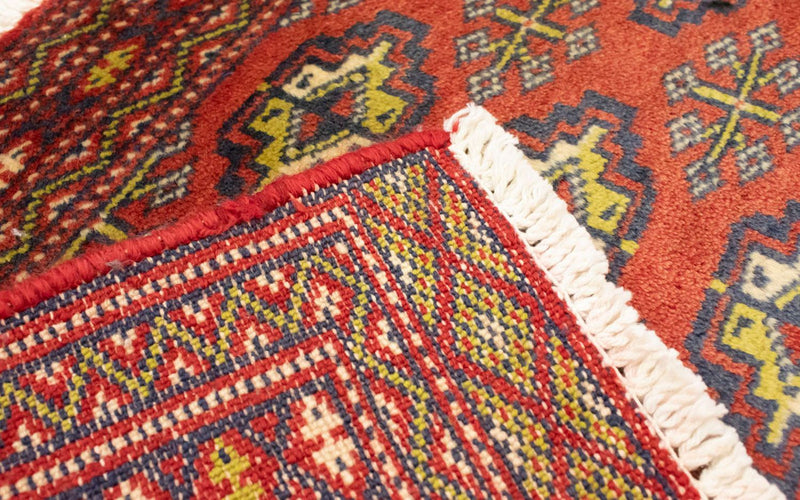 トルカマン絨毯 100x50cm - ペルシャ絨毯