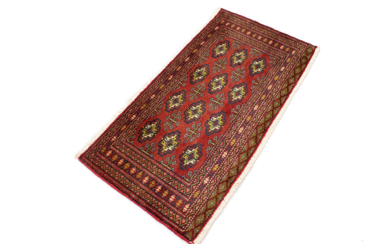 トルカマン絨毯 100x50cm - ペルシャ絨毯