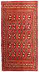 トルカマン絨毯 100x50cm - ペルシャ絨毯