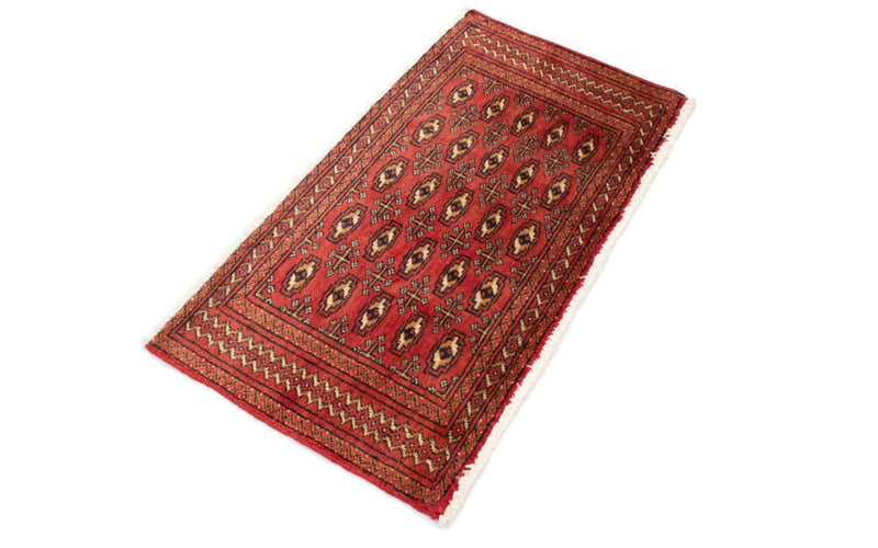 トルカマン絨毯 100x50cm - ペルシャ絨毯