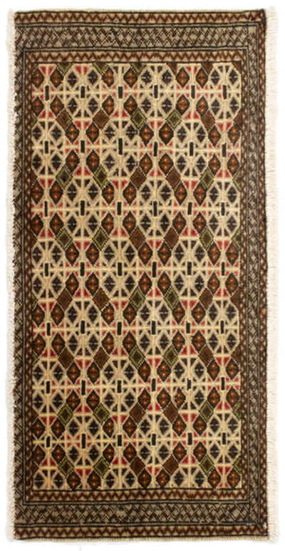 トルカマン絨毯 50x100cm - ペルシャ絨毯