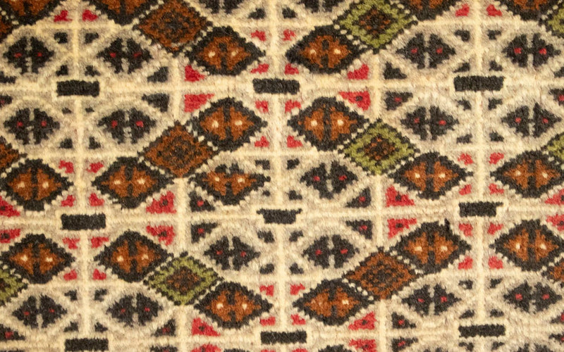 トルカマン絨毯 100x50cm - ペルシャ絨毯