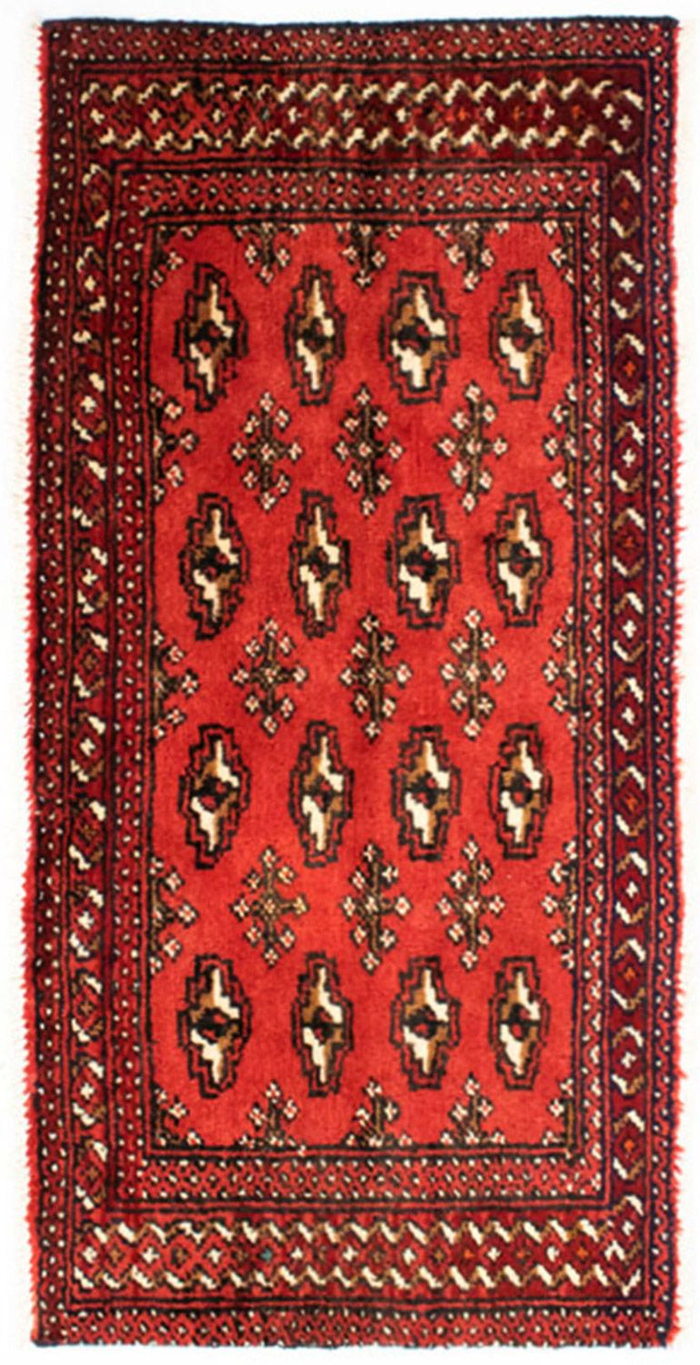 トルカマン絨毯 100x50cm - ペルシャ絨毯