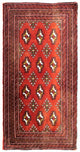 トルカマン絨毯 100x50cm - ペルシャ絨毯