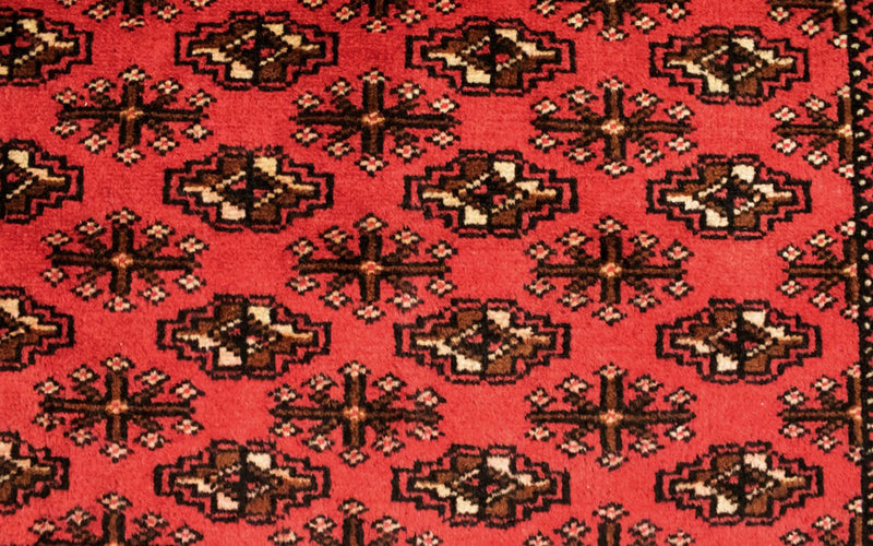 トルカマン絨毯 100x50cm - ペルシャ絨毯