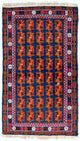 バルーチ絨毯 136x77cm - オリエンタル絨毯