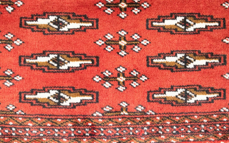 トルカマン絨毯 100x50cm - ペルシャ絨毯