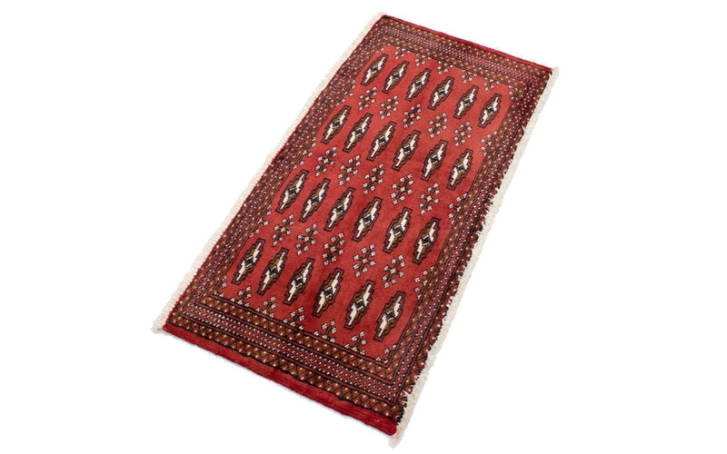 トルカマン絨毯 100x50cm - ペルシャ絨毯