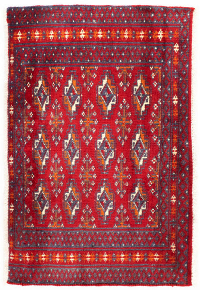 トルカマン絨毯 50x100cm - ペルシャ絨毯