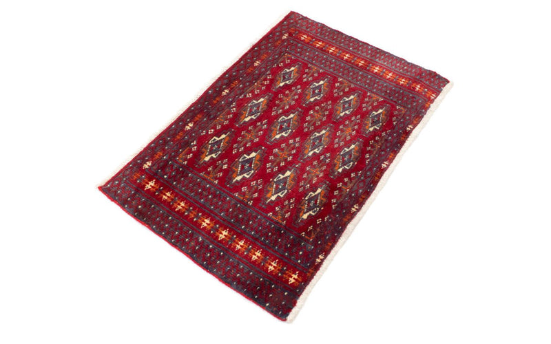 トルカマン絨毯 100x50cm - ペルシャ絨毯