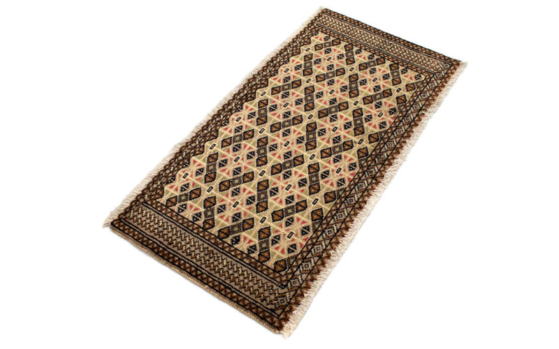 トルカマン絨毯 100x50cm - ペルシャ絨毯