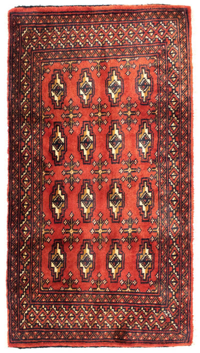 トルカマン絨毯 50x100cm - ペルシャ絨毯