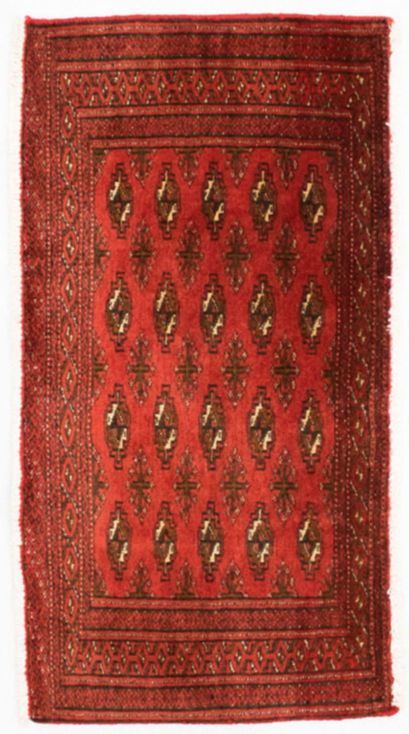トルカマン絨毯 100x50cm - ペルシャ絨毯