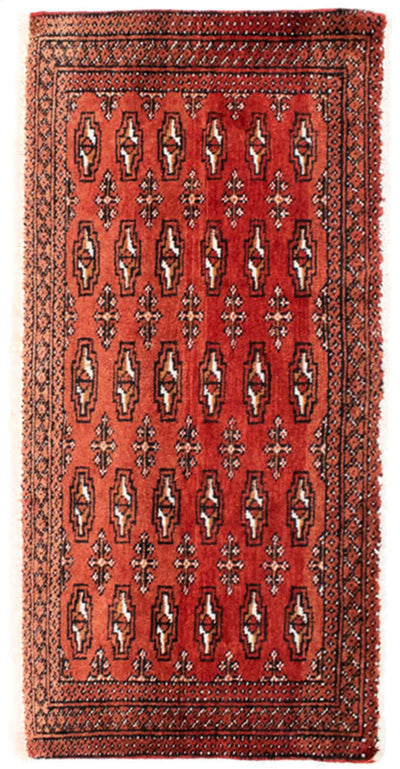 トルカマン絨毯 50x100cm - ペルシャ絨毯